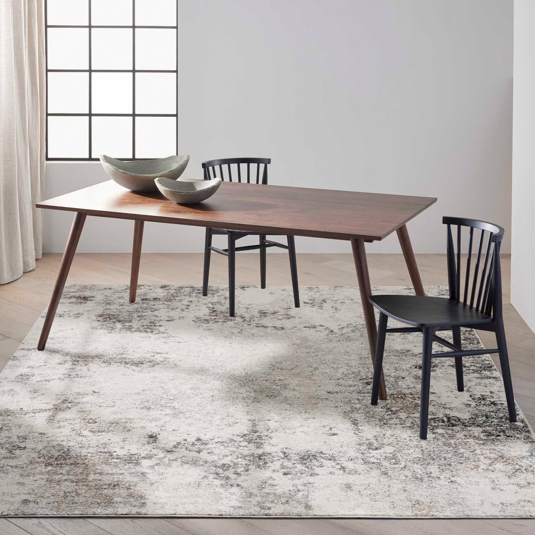 Calvin Klein Luminosity Ivory Gray Area Rug, 5'3' x 7'3'