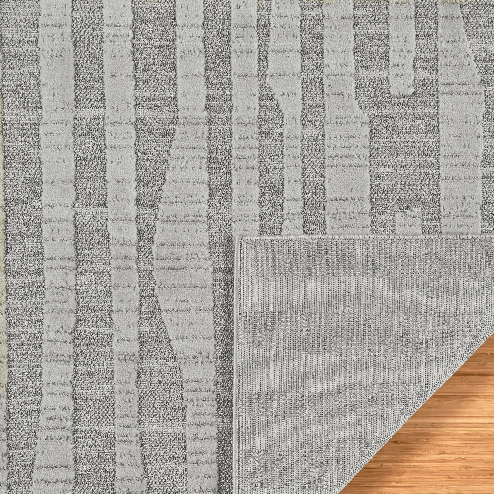 Illume Area Rug Collection, Abusir Gray