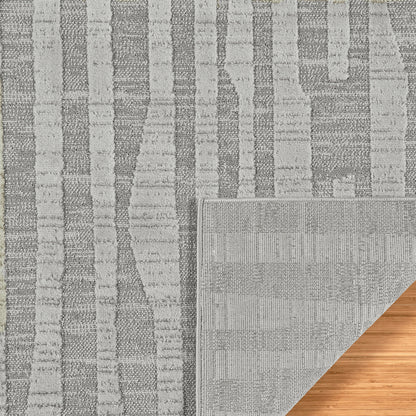Illume Area Rug Collection, Abusir Gray