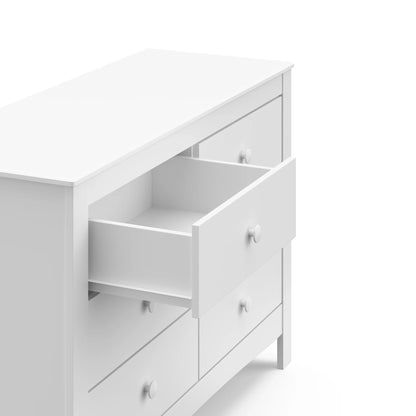 Graco Noah 6 Drawer Nursery Double Dresser, White
