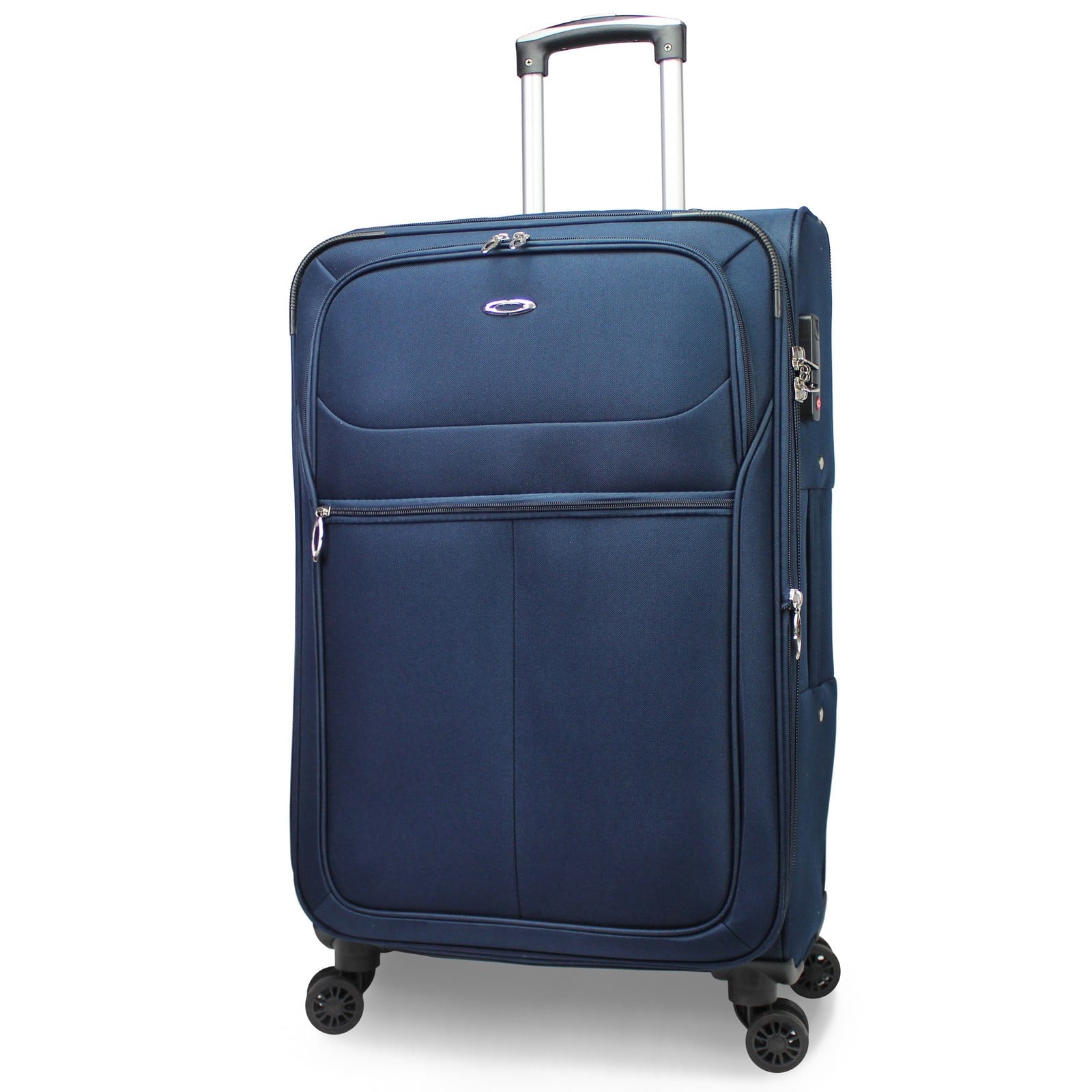 CalBags Kemyer Softside Lightweight 3-Piece Expandable Spinner Luggage Set - Black