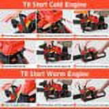 HUYOSEN 62CC 2-Cycle Gas Powered Chainsaw, 20-Inch Chainsaw, Cordless Handheld Gasoline Power Chain Saws for Cutting Trees, Wood, Garden and Farm(HN-C6220K)
