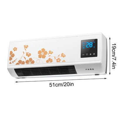 FYHALE Wall Air Conditioner, Portable Air Conditioner with Remote Control, Energy-saving Fast Heating Conditioner Fan, Shaking Head & Power-saving Ac Unit for Home Office Bedroom