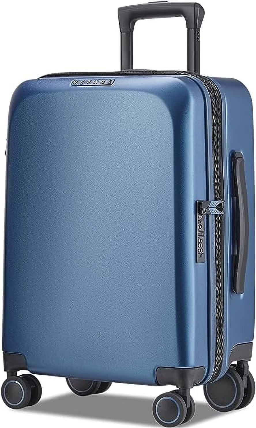 VERAGE Freeland Carry On Luggage with X-Large Spinner Wheels, Expandable Hardside Travel Suitcase, TSA Approved (20-Inch, Yellow)