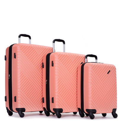 Travelhouse Carry On Luggage Set Hardshell Expandable Lightweight Suitcase with TSA Lock Spinner Wheels.(Blue)