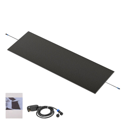 MOPHOTO Heated Snow Melting Mats, Electric Snow Melting Mats, Heated Outdoor Mats for Winter Walkways and Decks, No-Slip Snow and Ice Melt Heated Sidewalk Mat, Connectable w/Power Cord (20" x 60")