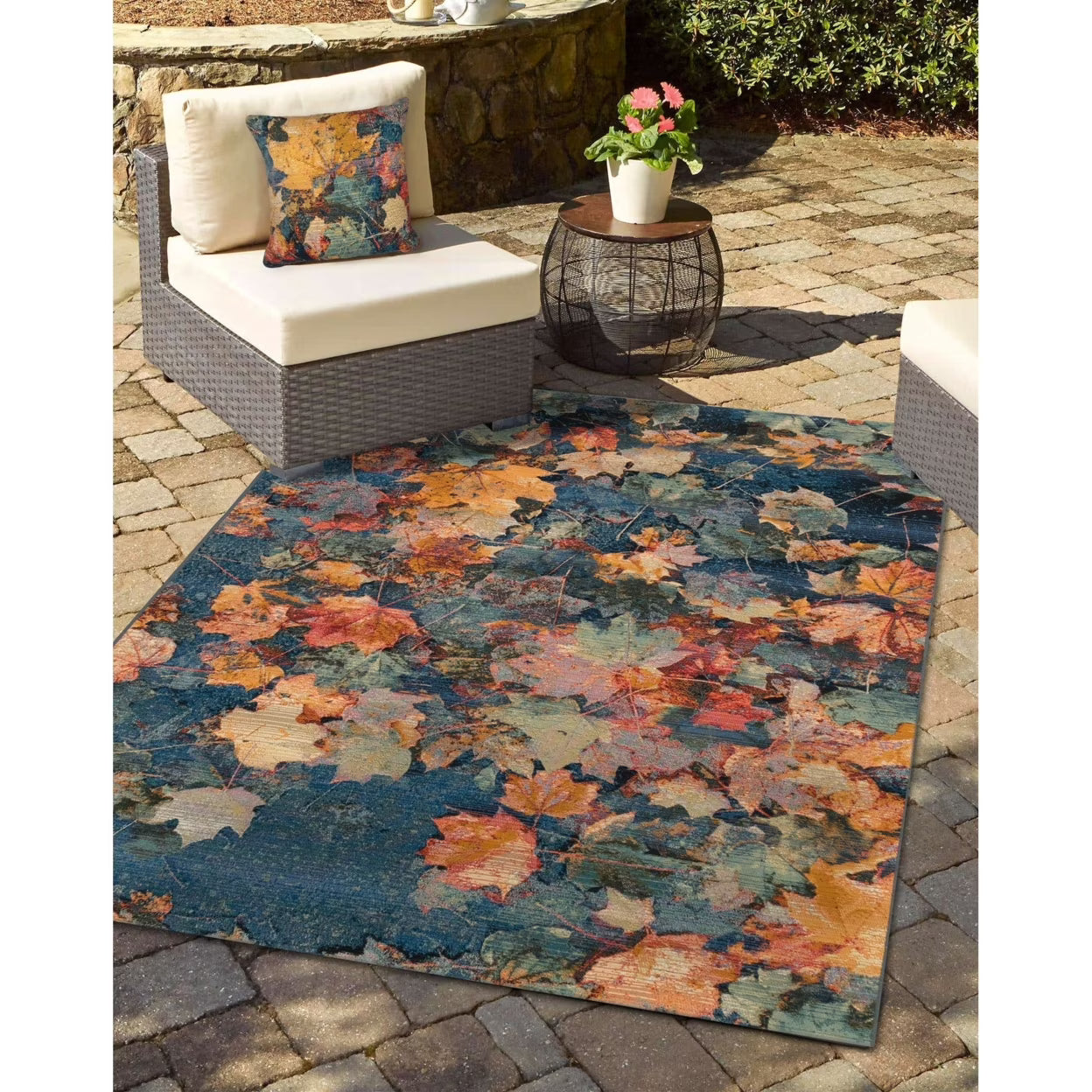 Liora Manne Marina Multi Color Indoor Outdoor Area Rug 75% Polypropylene
