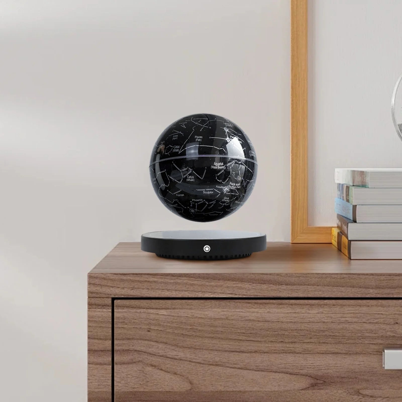 Magnetic Levitation Planet Light-Office Decor-Floating Globe Levitating Globe with Led Lights 360° Rotating Floating Globes for Home Desk Decor Tech for Kids Teacher Friend