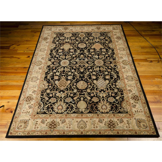 Kathy Ireland Lumiere "Stateroom" Onyx Area Rug
