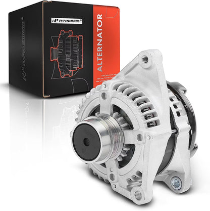 A-Premium Alternator for Toyota Camry 2010-2011 - L4 2.5L, 12V 100A 4-Groove Decoupler Pulley Clockwise