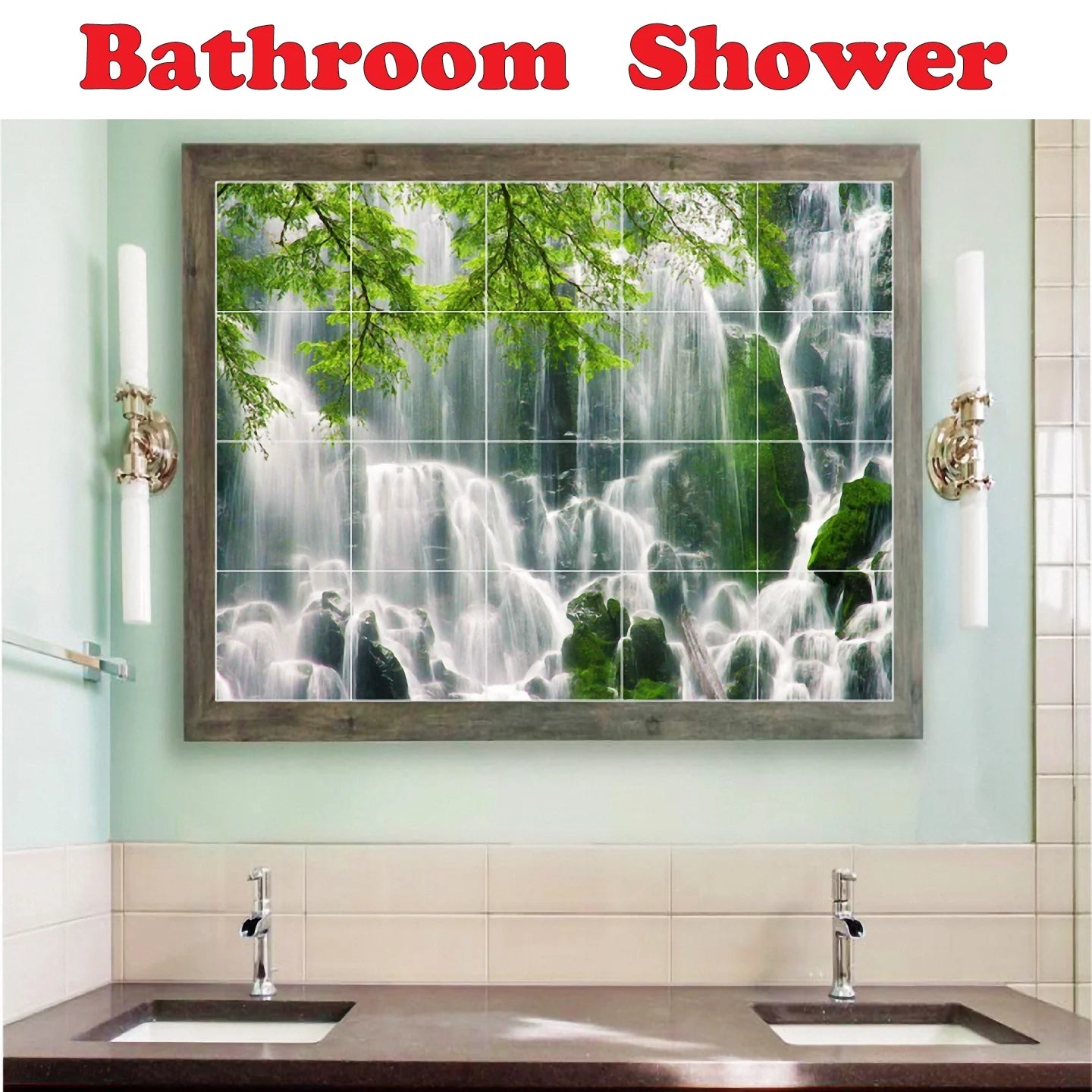 Ceramic Tile Mural-Henri Fantin-Latour Flowers Shower Tile Mural 7. 17" w x 21.25" h using (20) 4.25 x 4.25 ceramic tiles
