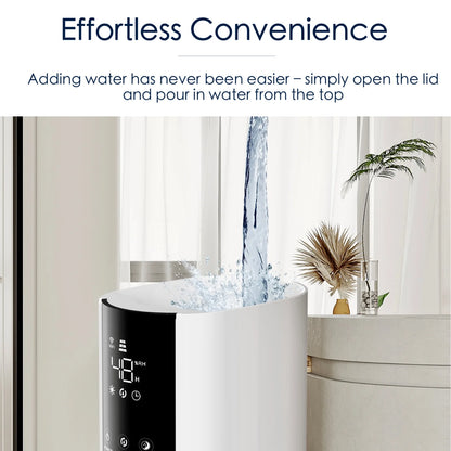 KELOPA Ultrasonic Cool Mist Humidifier, 9L/2.4 Gallon, Top Fill, Smart Humidity Control, Sleep Mode and Other Functions, for Home/Large Room/Bedroom/Office/Plants, Coverage 600ft2 and Above