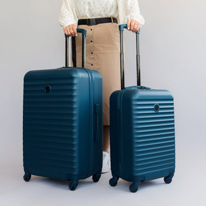 Protege 2-Piece Hardside Rolling Luggage Set, Blue