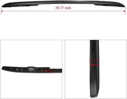 ECCPP Roof Rack Side Rails Luggage Cargo Carrier Roof Side Rails Fit for Jeep Renegade 2015-2022,Travel Essentials Black Aluminum Roof Rack Cross Bars Cross Rails