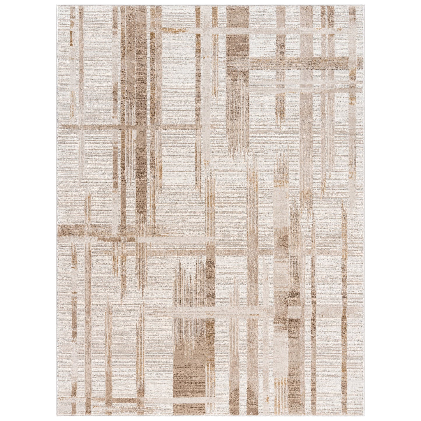 Eden Area Rug, Clea Beige, 5’3” x 7’