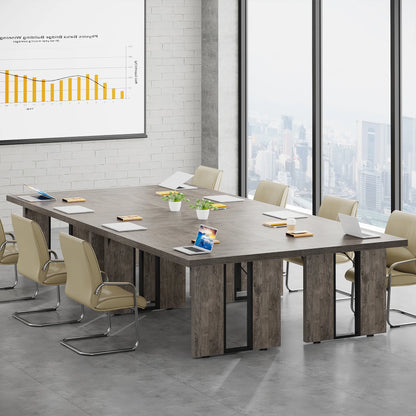 Tribesigns 70.9 Inch Executive Computer Desk, Large Study Writing Table for Home Office, Grey