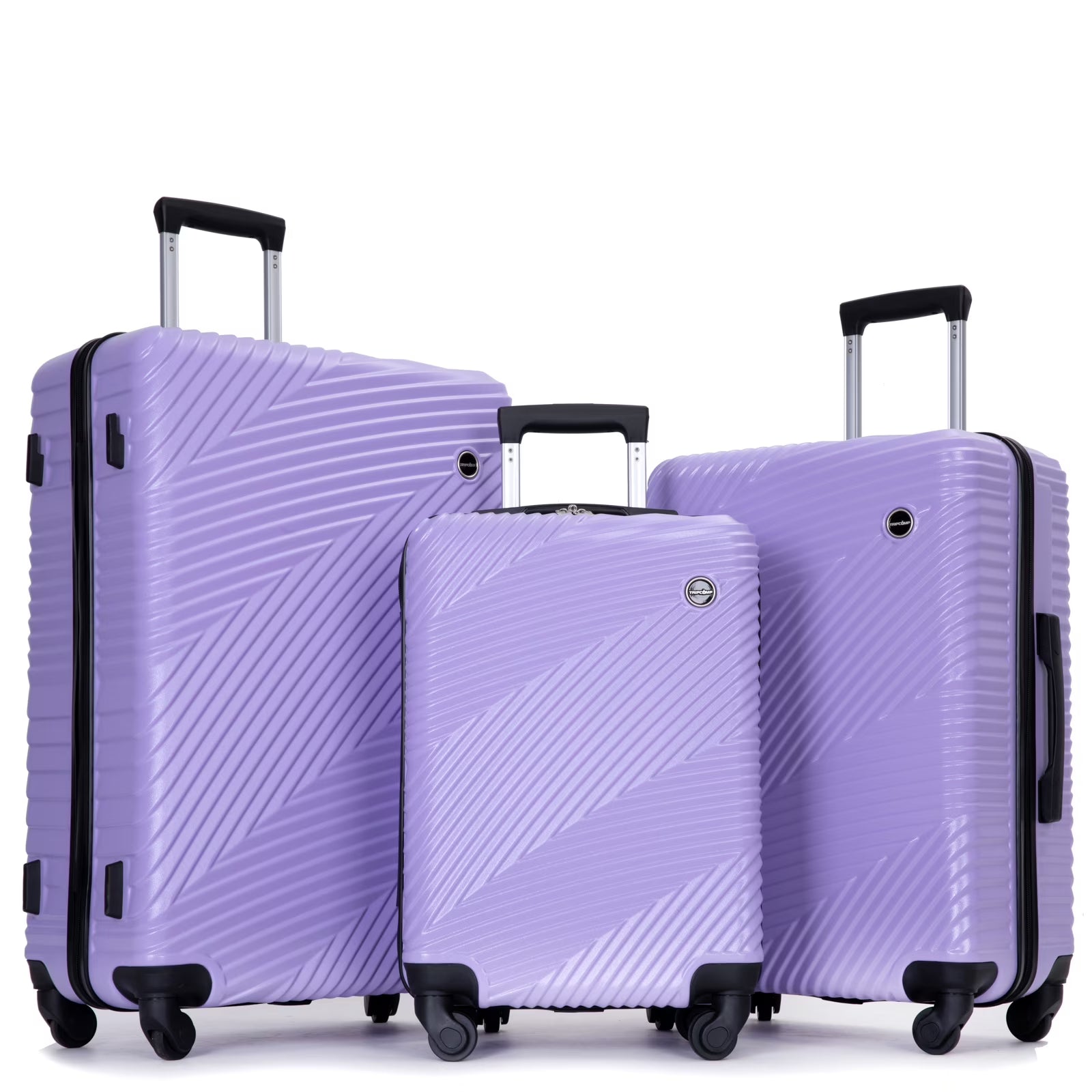 Tripcomp Luggage 3 Piece Set,Suitcase with Spinner Wheels Hardside Lightweight Luggage 20in24in28in.(Blue)