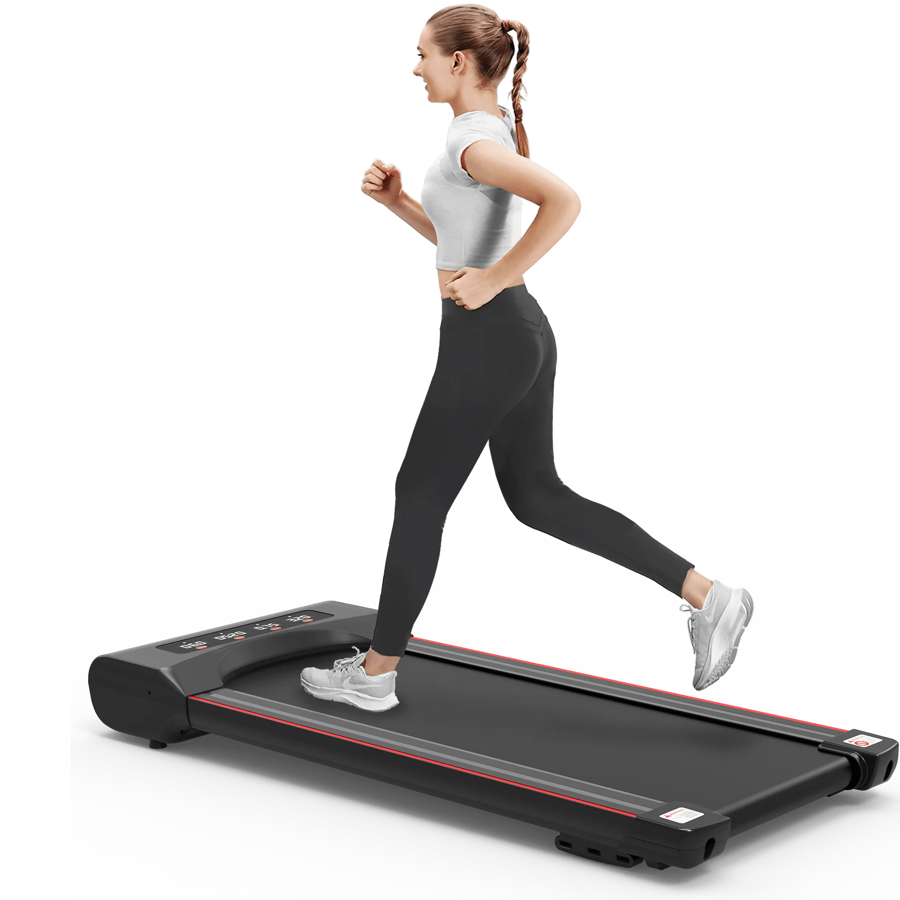 Best Walking Pad, Walking Treadmill Under Desk Treadmill Under Desk Treadmill Machine Walking Pad for Home Office Portable Treadmill in LED Display