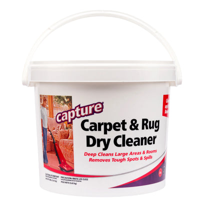 Capture Carpet Deodorizer Powder 8lb Pail 4 Pack, Carpet Freshener Powder & Carpet Cleaner Powder for Vacuuming, Strong Odor Eliminator & Pet Odor Remover, Carpet Powder for Rugs & Upholstery