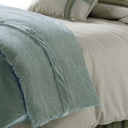 HiEnd Accents Arlington Velvet King Duvet Cover
