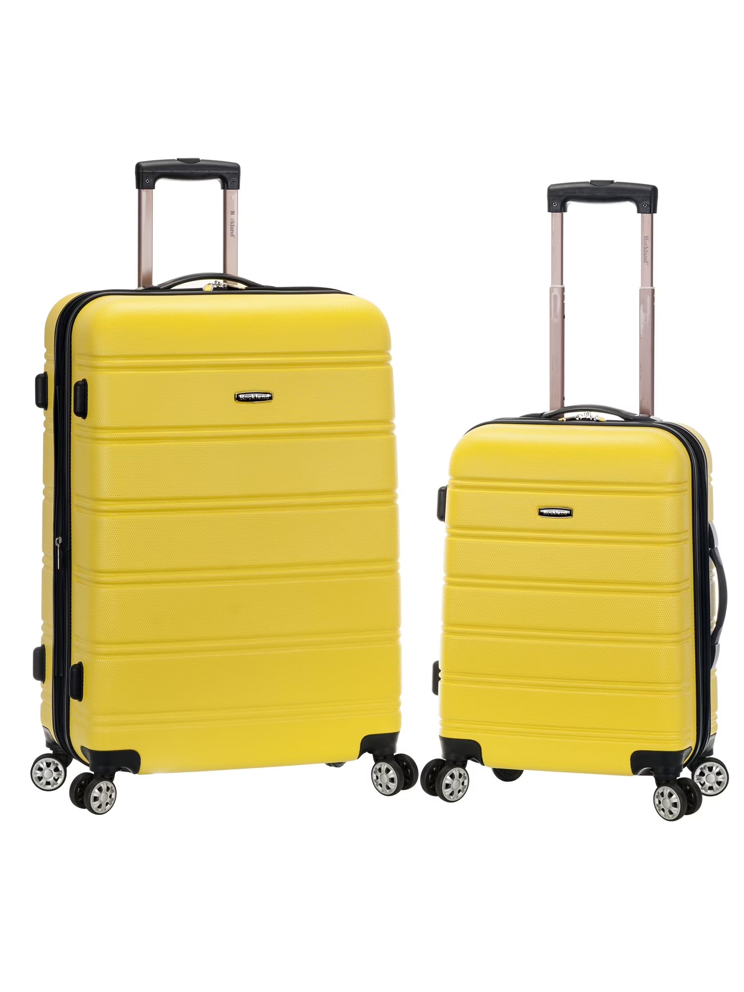 Rockland Melbourne 2 Piece Hardside Spinner Luggage Set