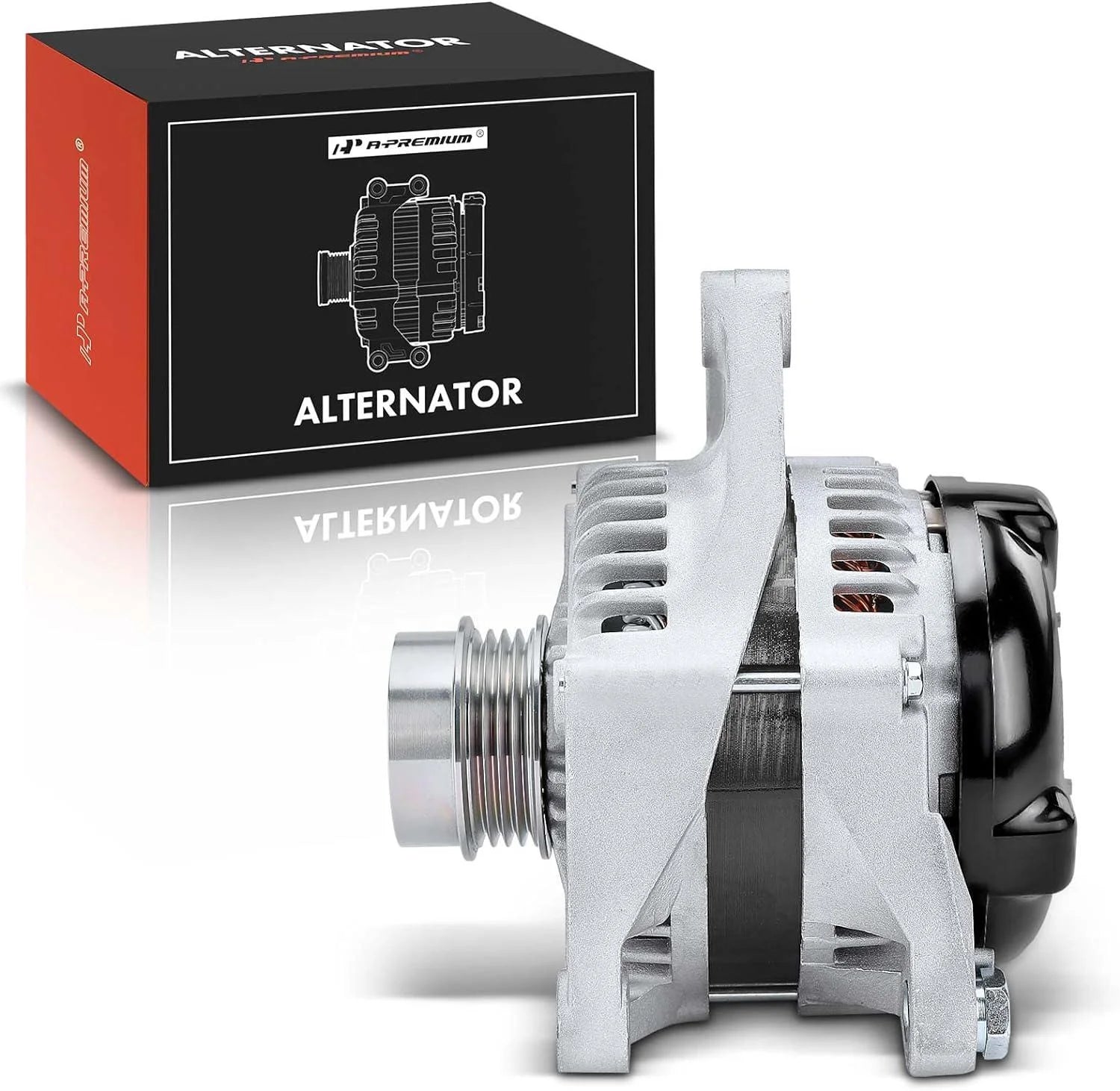 A-Premium Alternator for Toyota Camry 2010-2011 - L4 2.5L, 12V 100A 4-Groove Decoupler Pulley Clockwise
