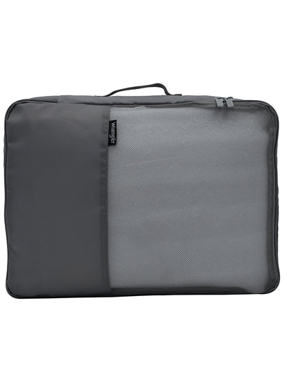 Wrangler 4 Pc. ABS Spinner Luggage Set with 20" & 25" Suitcases and Packing Cubes, Sharkskin