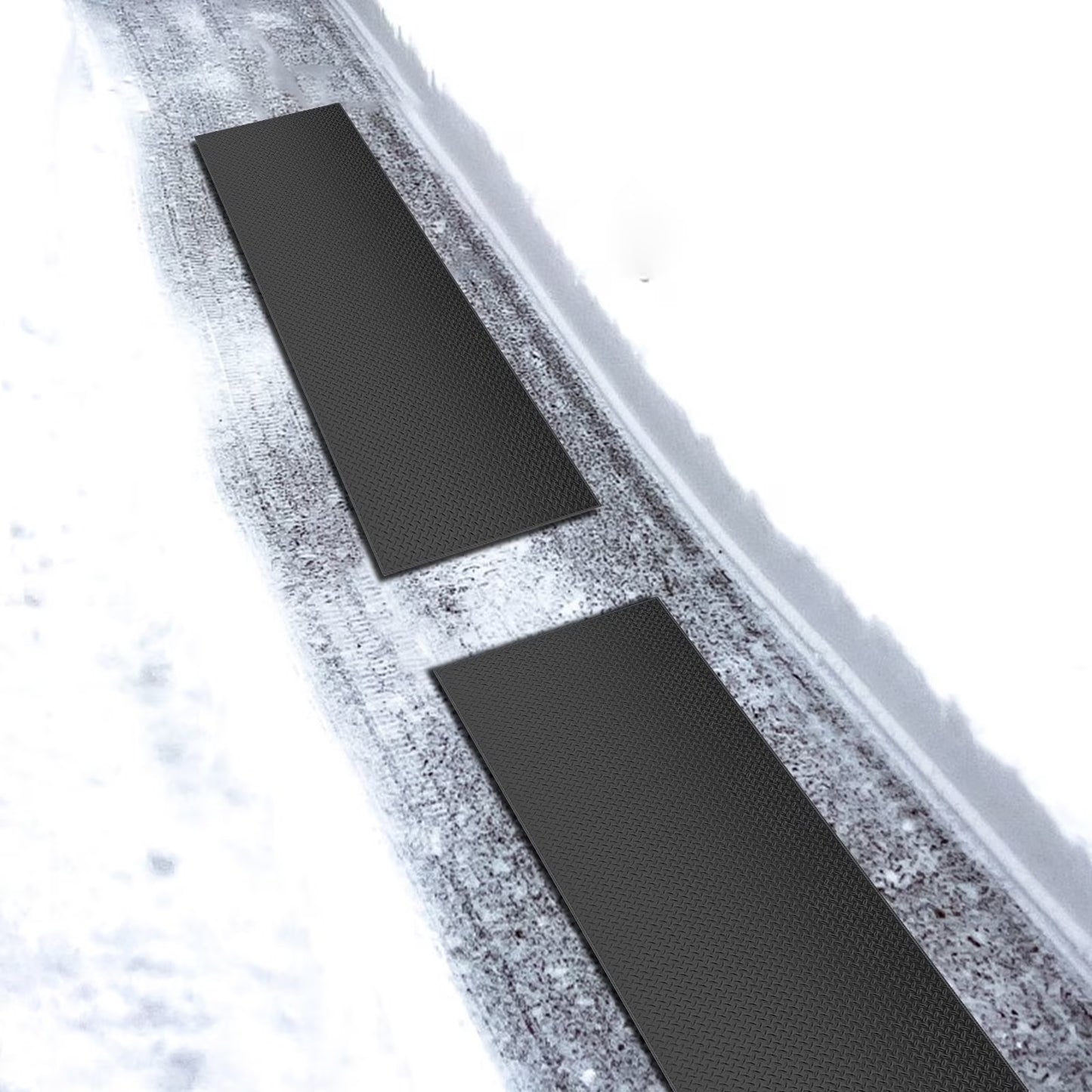 MOPHOTO Heated Snow Melting Mats, Electric Snow Melting Mats, Heated Outdoor Mats for Winter Walkways and Decks, No-Slip Snow and Ice Melt Heated Sidewalk Mat, Connectable w/Power Cord (20" x 60")