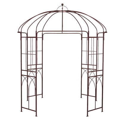 Gymax Birdcage Shape Garden Arbor Pergola Climbing Plants Stand Rack for Wedding Party