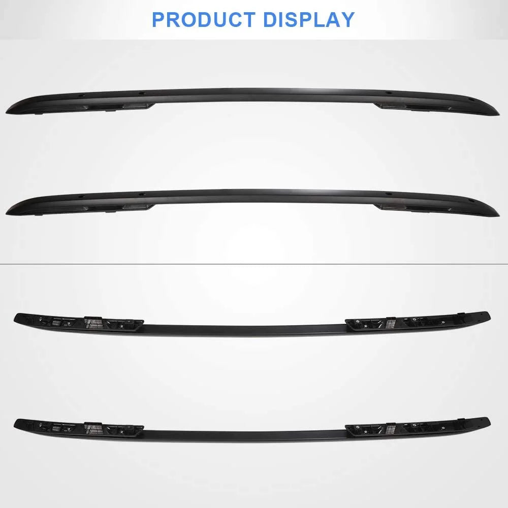 ECCPP Roof Rack Side Rails Luggage Cargo Carrier Roof Side Rails Fit for Jeep Renegade 2015-2022,Travel Essentials Black Aluminum Roof Rack Cross Bars Cross Rails