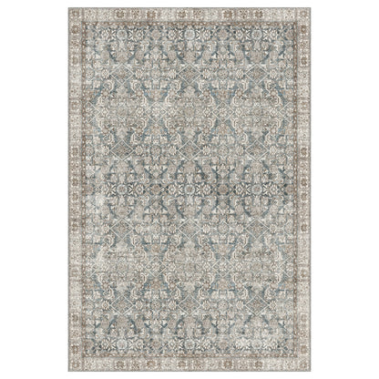 Apache Chenille Area Rug, Celyse Blue, 6' x 9'