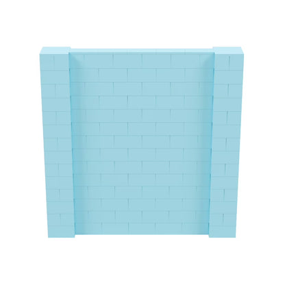 EverBlock 5° x 7° Wall Kit | Modular Building Blocks | Wall System for Building, Display & Structures | Room Divider & Partition | Easy to Connect & Reuse | Indoor & Outdoor Use