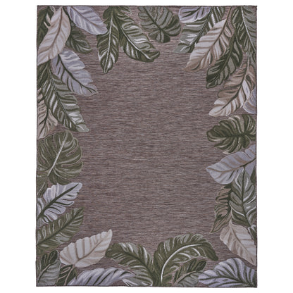 Laguna Indoor/Outdoor Area Rug, Molokai Natural, 7’10” x 10’