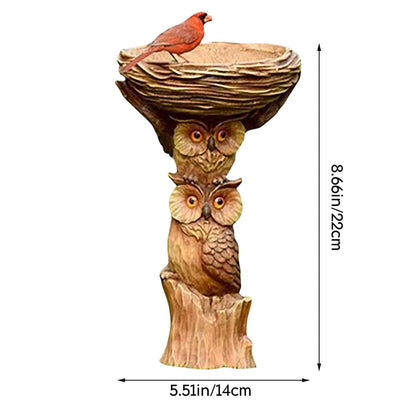 Home Decor Resin Birdbath Polyresin Antique Garden Bird Bath for Home Garden Yard As Shown