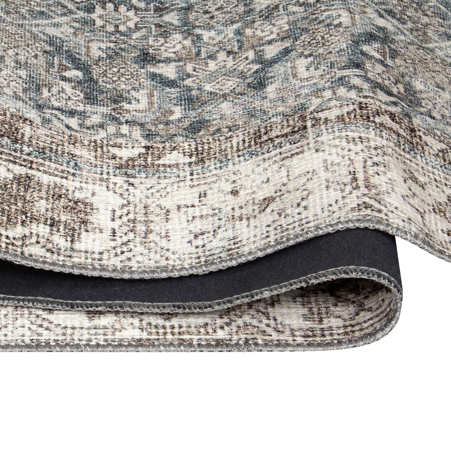 Apache Chenille Area Rug, Celyse Blue, 5' x 8'