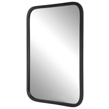 33 Inch Wood Wall Mirror, Elongated Quatrefoil, Gold, Saltoro Sherpi