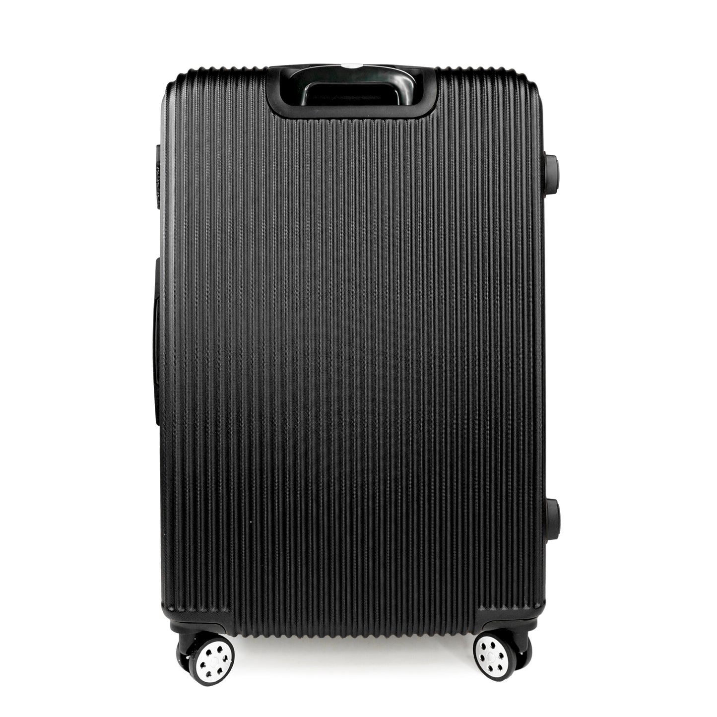 K-Cliffs 3pcs Luggage Set Lightweight Expandable Hard sided ABS Spinner Travel Suitcase Black