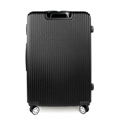 K-Cliffs 3pcs Luggage Set Lightweight Expandable Hard sided ABS Spinner Travel Suitcase Black