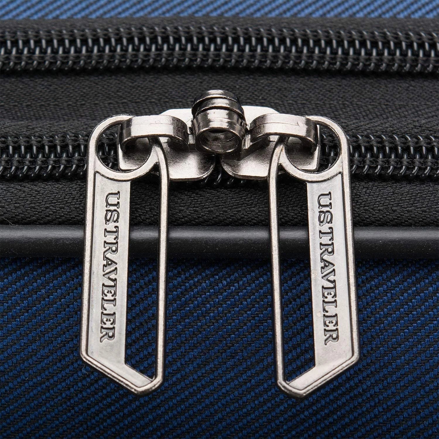 U.S. Traveler Aviron Bay Expandable Softside Luggage with Spinner Wheels, Navy, 31" Checked Large