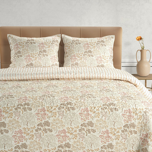 The Linen Closet Orchard Trees 3-piece Quilt Set