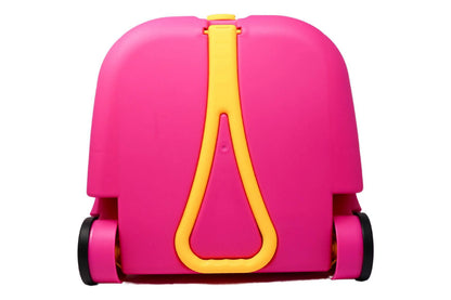 BABY VOYAGE Pull Along Luggage Case and Convertible Seat in One for Kids Going Places ( Pink )