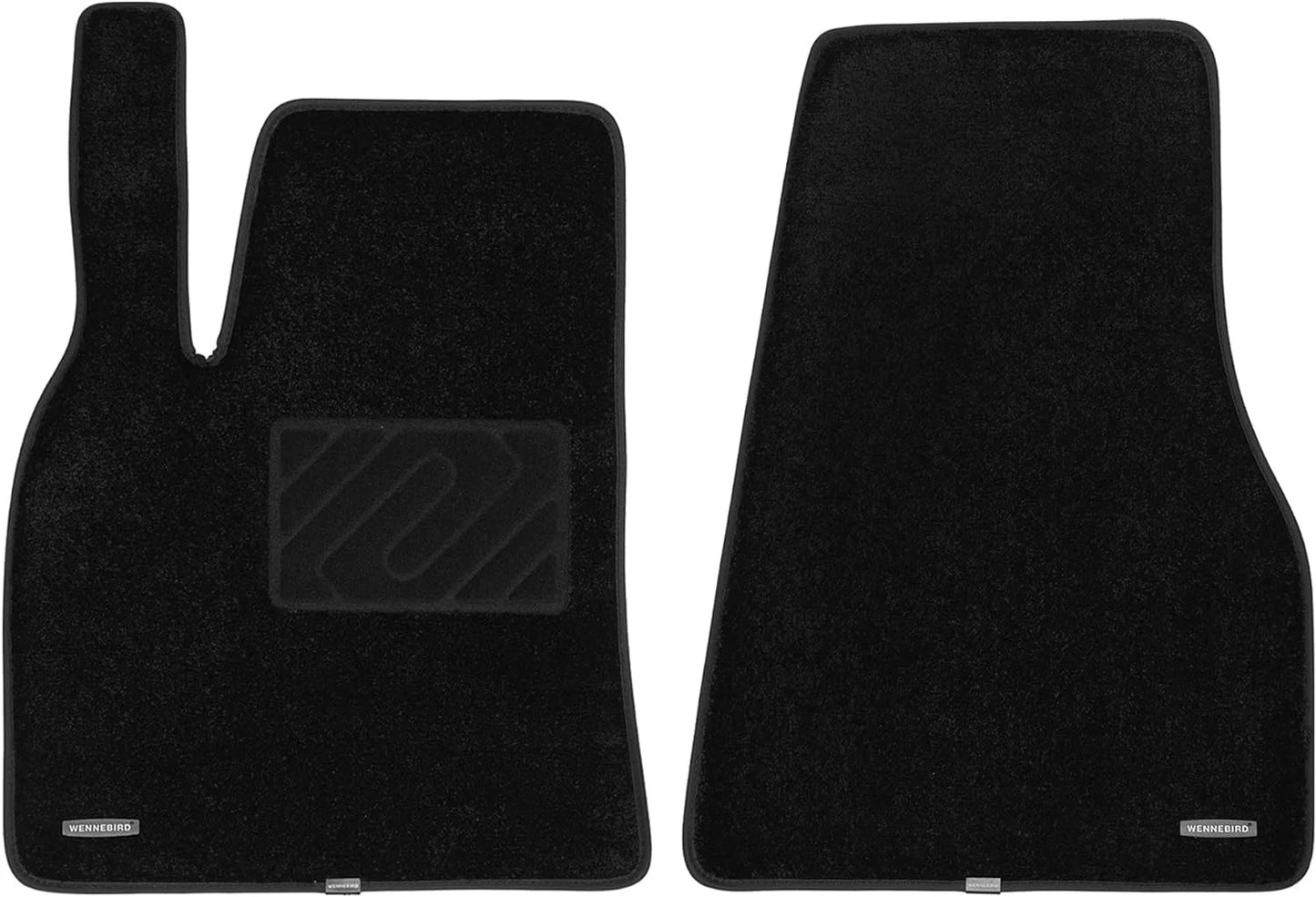 WENNEBIRD Superior Carpet Floor Mats for 2021-2025 Tesla Model S, 0.6 inch Thickness Rugs - 3pc