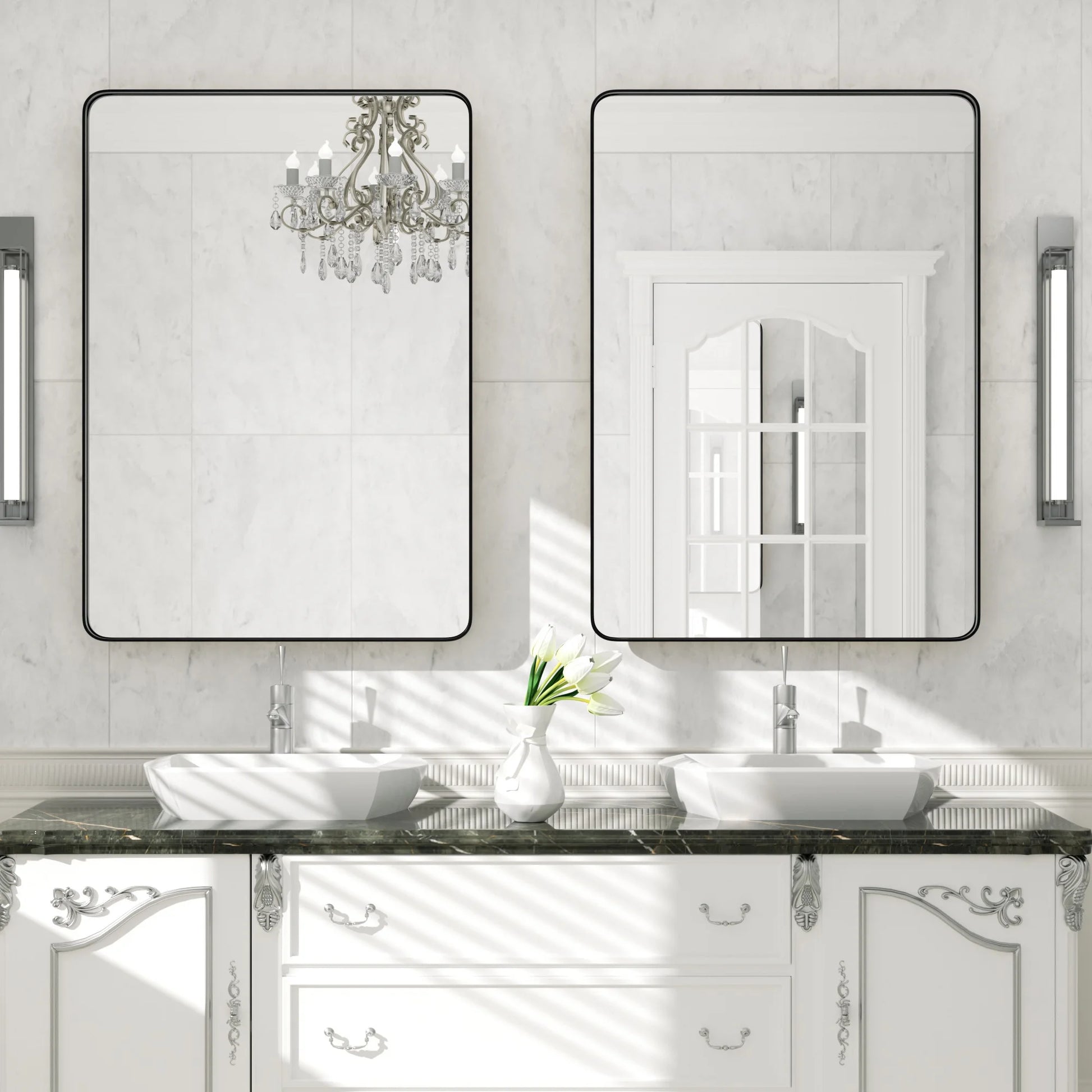 Rectangle Metal Wall Mirror