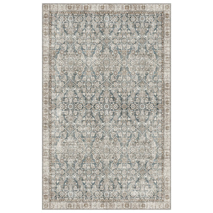 Apache Chenille Area Rug, Celyse Blue, 5' x 8'