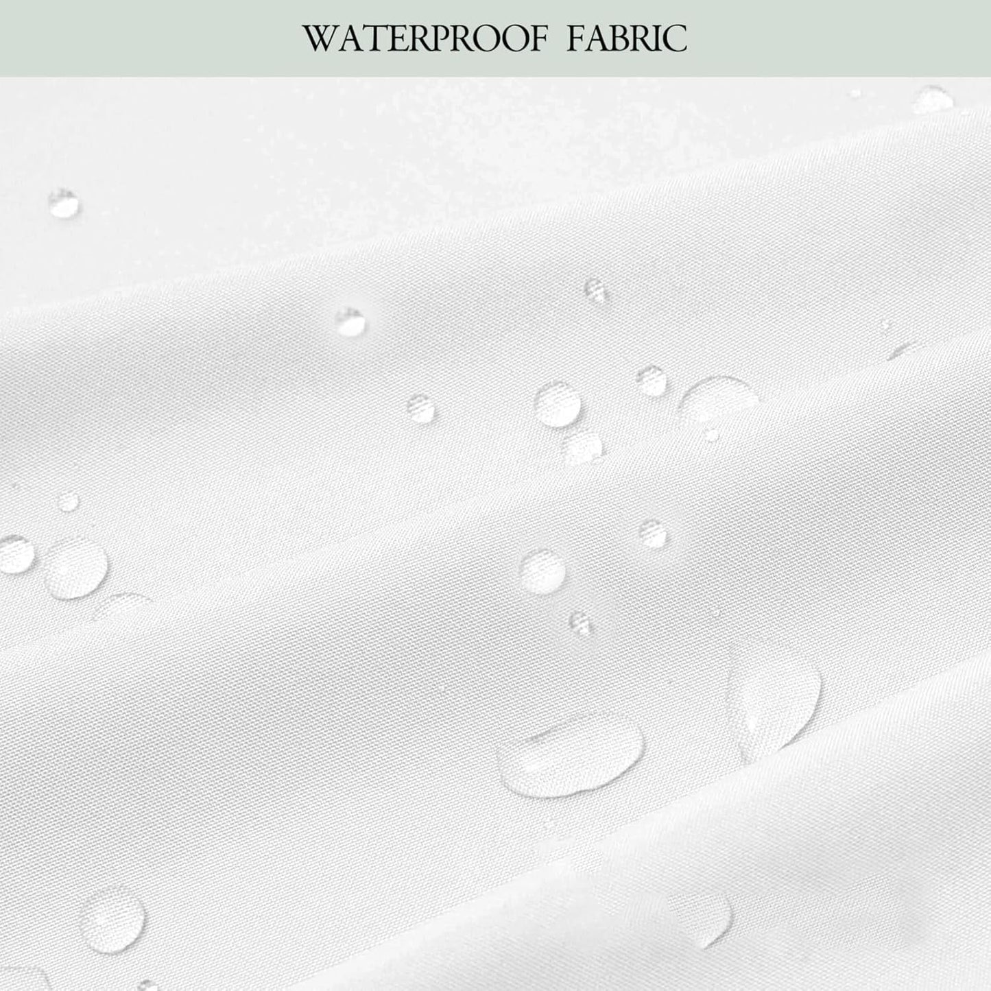 Forest Theme Waterproof Outdoor Curtains for Patio,Trees Moon Lake Pattern,Grommet Curtain for Bedroom, Porch, Living Room, Pergola, Cabana,2 Panels,W54 x L84,Green