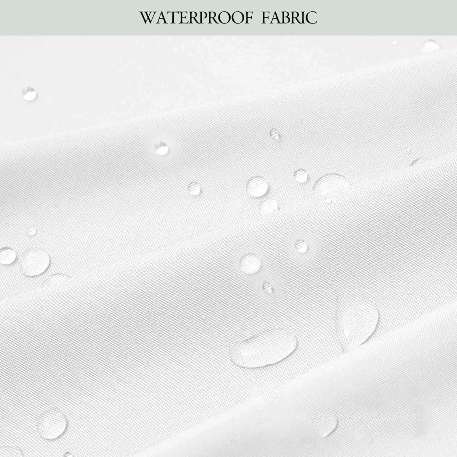 Forest Theme Waterproof Outdoor Curtains for Patio,Trees Moon Lake Pattern,Grommet Curtain for Bedroom, Porch, Living Room, Pergola, Cabana,2 Panels,W54 x L84,Green