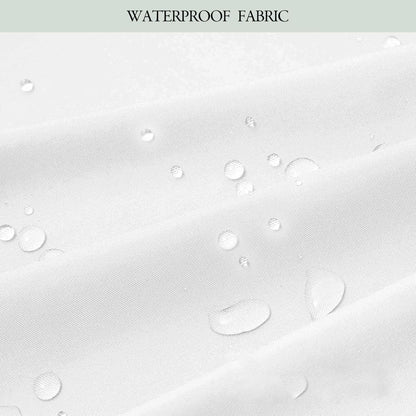 Forest Theme Waterproof Outdoor Curtains for Patio,Trees Moon Lake Pattern,Grommet Curtain for Bedroom, Porch, Living Room, Pergola, Cabana,2 Panels,W54 x L84,Green