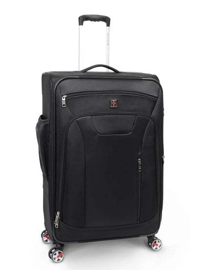 SwissTech Executive 29" 8-Wheel Softside Luggage, Black