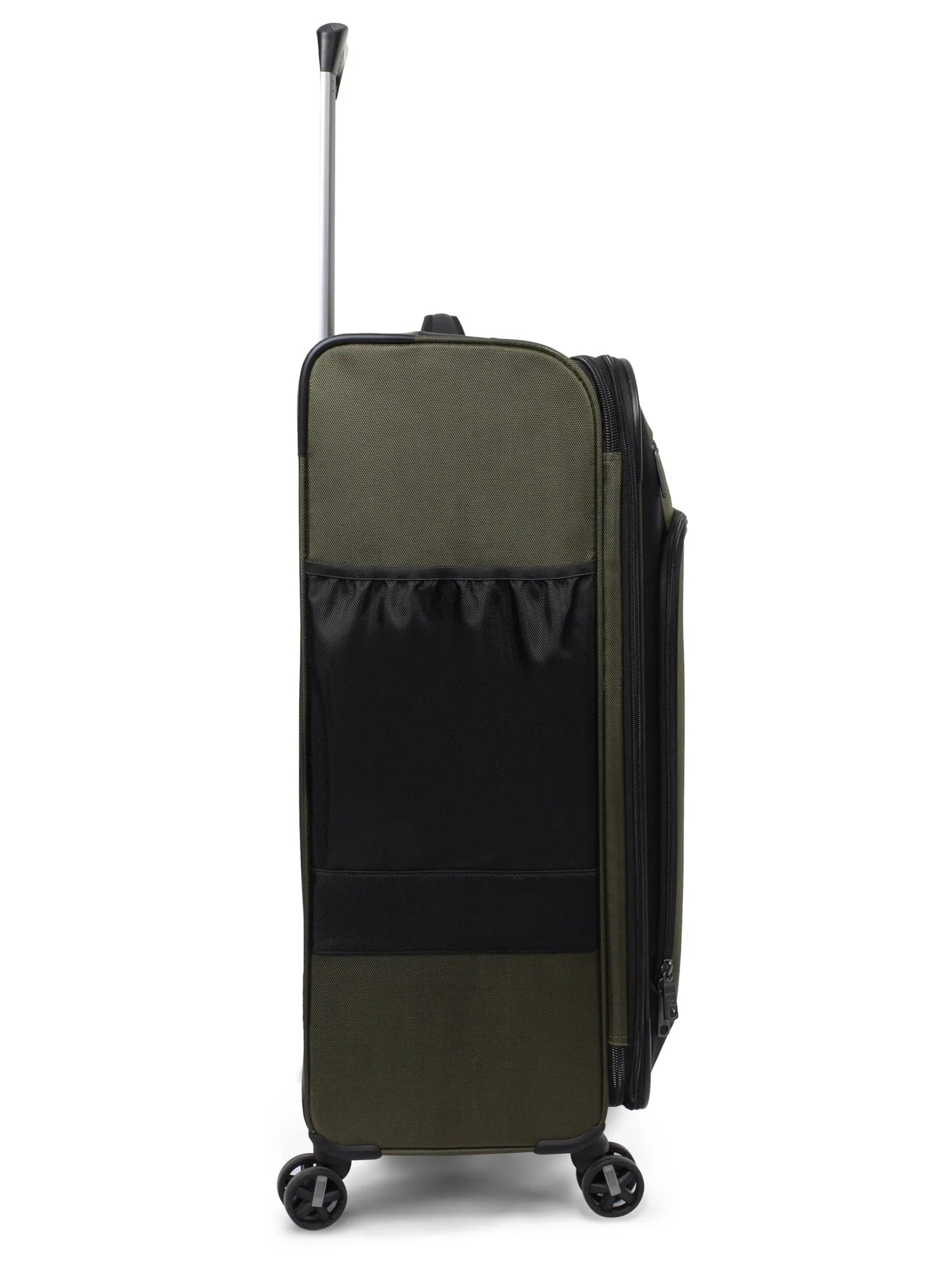 SwissTech Urban Trek 28" Check Soft Side Luggage, Olive (Walmart Exclusive)