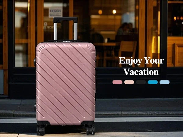 Apelila 4 Piece Luggage Sets Waterproof Durable Ultra-Light Hardside Spinner Suitcase Set Extra Large Capacity with 360° Silent Wheels 3-Level Handles Lightweight Travel Luggage Free Covers & Hangers